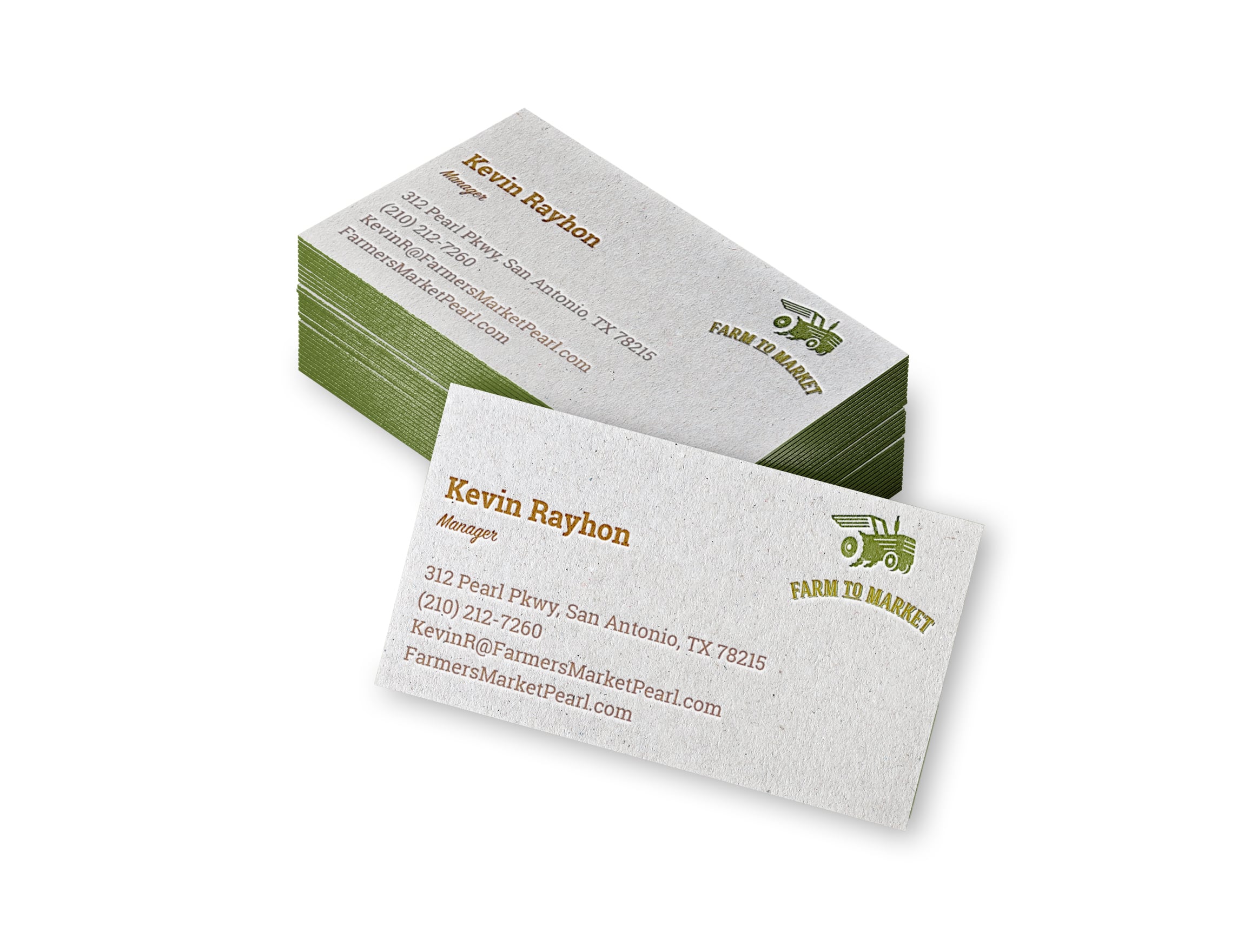 Farm To Market Bussines Cards